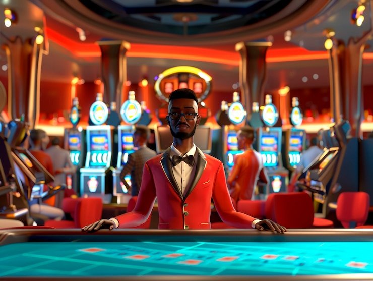 terjun platform interface showing slot games, live-dealer tables, and sportsbook markets